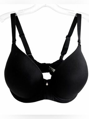 Parfait Black T-Shirt Bra 36J Full Coverage Smooth Cups NWoT